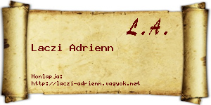 Laczi Adrienn névjegykártya